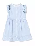 Steiff Kleid EU Größe 122 Chambray Blue, Mädchen Kleid, Kinderkleid für jeden Anlass, lockere und Bequeme Passform, waschmaschinenfest