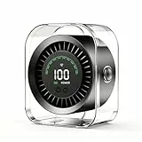 Mini Tischventilator Sehr Leise(20 dB),4000mAh Akku (15 Stunden) USB-C, LED-Anzeige, 2-in-1-Halterung für Tisch und Wand, 360° verstellbar, tragbarer Kleiner Table Fan für Schlafzimmer, Büro, Camping