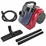 Starmingstm Staubsauger, 1000W Bodenstaubsauger, ideal für Tierhaare und Allergiker, Hygiene-Filter, für Parkett, Teppich, Fliesen, Turbo-Düse, leise, 1000 W, rot