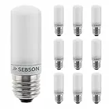 SEBSON LED Lampe E27 warmweiß 4W, ersetzt 40W Glühlampe, 400 Lumen, LED Leuchtmittel 280°, nicht dimmbar, 10er Pack