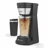 Petra Kaffeemaschine für Eiskaffee 700W, 2in1 Pad Kaffeemaschine, 420ml Becher & 440ml Tumbler, Kaffee & Espresso kalt aufbrühen
