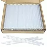FZGUSYAF Heißklebersticks 150 x 7 mm Transparent Klebstoff 100 Stück für 7mm Heißklebepistole