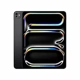 Apple 13' iPad Pro (M4): Ultra Retina XDR Display, 512 GB, 12 MP Querformat Frontkamera/12 MP Rückkamera, LiDAR Scanner, WLAN 6E und 5G Mobilfunk mit eSIM, Face ID, Standardglas – Space Schwarz