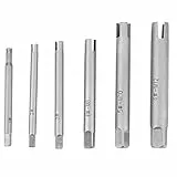 Gewindebohrer-Auszieher - Gebrochener Stahlgewindebohrer-Entferner Abgezogener Gewindebohrer-Ausziehersatz (Größe : 6PCS)