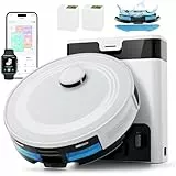 LEFANT M2 Pro Saugroboter mit Wischfunktion, Staubsauger Roboter mit Automatischer Staubentleerung, LiDAR-Navigation Mapping, 6000 Pa, APP/Alexa Steuerung, Roboterstaubsauger für Teppiche Tierhaare