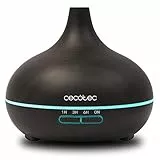 Cecotec Ultraschall-Luftbefeuchter und Aroma-Diffusor mit Timer, 300 Yin, 10 W, 300 ml, Timer bis zu 6 Stunden, 7 LED-Farben, Aromatherapie-Funktion, sehr leise
