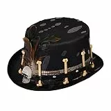Bristol Novelty BH699 Zylinder, Unisex, schwarz, Standardgröße Halloween