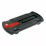 KLICKfix Zubehör Gepäckträger-Adapterplatte Adapter, Schwarz, Einheitsgröße
