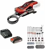 Einhell Akku-Schleif-/Gravur-Werkzeug TE-MT 18/34 Li Power X-Change (18 V, 92 cm Welle mit Gravurstift, Drehzahlregulierung, inkl. 116-tlg. Zubehör-Set, 2,5 Ah Akku und Ladegerät)