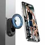 DOMAVER Magnetische Halterung für Fitnessstudio, 22 × Magnet N55, super stark, Tragfähigkeit bis zu 22 kg, kompatibel mit allen Telefongrößen, faltbar für Transport oder Reise