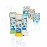 alldoro 63073 Seifenblasen 24er Set, mit Labyrinth-Spiel & Pustestäbchen, Gastgeschenk oder Mitgebsel für Kindergeburtstag, Party & Hochzeit