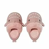 papasgix Hai Hausschuhe Shark Slippers Winter Damen Winter Pantoffeln Rutschfest Wasserdicht Cloud Slides Hausschuhe Bequeme Flauschige Slippers für Damen Herren