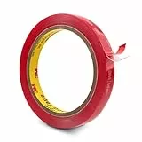 3M Doppelseitiges Klebeband Montageband 12.5mm x 4.7m Klar 1 Rollen 0.5mm dick 4905 Schaumstoffband Schwerlast Wasserdichtes für Auto Dekoration Heim Büro