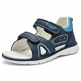 TZJS Jungen Sandalen Kinder Mode Offene Zehe Sommer Sandalen Outdoor Bequeme Strandschuhe (Marineblau 22)