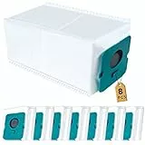 NIXOOT 8 Stück VCA-ADB952 Staubbeutel für Samsung Bespoke Jet Pro Extra/Complete Extra/complete/Pet Akku Handstaubsauger Clean Station, 2.5L große Kapazität beutel All in One Clean Station Ersatzteile