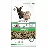 VERSELE-LAGA - Complete Cuni Adult - Ballaststoffreiches extrudiertes Komplettfutter für (Zwerg-) Kaninchen (3 kg (1er Pack))