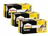Pattex Hotmelt Patronen Transparent, Faltschachtel, 3x 50 Stück | Heißklebesticks für Bastel- & Heimwerkerarbeiten – hohe Haftkraft, universell einsetzbar