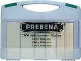 PREBENA HEFTKLAMMERN-SORTIMENTSKOFFER ES-BOX, Geharzt