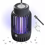 Mückenvernichter-Lampe, Insektenvernichter, Insektenvernichter, Fliegenschutz, elektrisch mit Nachtlicht, leistungsstarke Mückenschutz-Schädlingsbekämpfungsfallen für drinnen und draußen