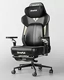 AutoFull M6 Ultra 2.0 Gamingstuhl Ergonomisch, Bürostuhl mit Massagefunktion, Sitzbelüftung & Heizung, 360° Armlehnen, 160° Liegefunktion, für Gaming, Büro, Home Office | IEM & ESL Offizieller Partner