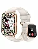 Smartwatch Damen mit Bluetooth Telefonfunktion,1.85'' HD Display Smart Watch,Fitnessuhr Damen IP68 Wasserdicht,Schrittzähler Uhr Damen110+ Sportmodi Pulsmesser Schlafmonitor kompatibel für iOS Android