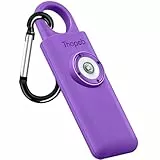 Thopeb Der Original Persönlicher Alarm Für Frauen, Taschenalarm Extra Laut 130dB, Für Selbstverteidigung Frauen, LED-Stroboskoplicht, Alarm Für Frauen Unterwegs Mit Schlüsselanhänger