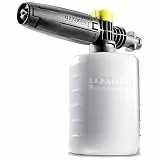 Kärcher FJ 6 Schaumdüse (Behältervolumen: 0,6 l, manuell regulierbarer Reinigungsmittelverbrauch, transparenter Behälter, kompatibel für alle Hochdruckreiniger K2 - K7)