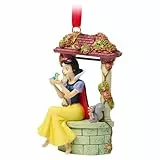 Disney Store Schneewittchen - Sketchbook Weihnachtliches Dekorationsstück - Freistehend für Tisch oder Baum