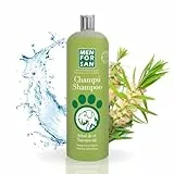 MENFORSAN Teebaumshampoo für Hunde | Anti-Juckreiz- und Anti-Pilz-Wirkung | Verhindert das Auftreten von Läusen | Schädigt das Fell Nicht | 1L