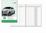 SIGEL FA513 Fahrtenbuch A5, 64 Seiten - für Vielfahrer max. 540 Fahrten - für Deutschland und Österreich, vom Finanzamt anerkannt - zur exakten Trennung geschäftlicher und privater Fahrten.