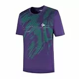 DUNLOP Herren Game Tennis Tee 1, Violett Indigo-Grün, S
