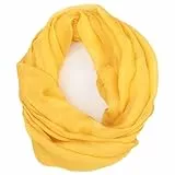 FAIRYGATE Loop Schal Damen Frühling Sommerschal - Chiffon Schlauchschal Unifarben Leichter Schals A0322