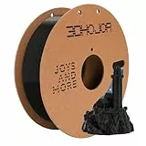3DHoJor PLA Filament 1.75mm Schwarz 1KG, 3D Drucker Filament Maßgenauigkeit +/- 0,02 mm, Filament 3d Druckmaterialien, Super Speedy PLA Filament für 3D Drucker