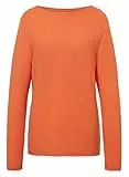 Rabe Pullover Unifarben in Orange für Damen