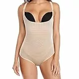 SLIMBELLE Shapewear Damen Bauchweg Fajas Formende Body Shaper Miederbody Stark Formend Body Former mit Haken