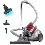 Akitas 800W Leistungsstarker beutelloser Zylinderstaubsaugerstaubsauger,Düsenkopf Hartbodenteppich Turbo PetHair Tool