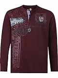 Jan Vanderstorm Herren Sweatshirt Fionn dunkelrot, XL - 56/58