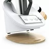 Siegvoll Gleitbrett für Thermomix TM6 TM5 aus Holz, Gleiter müheloses Verschieben Rollbrett, Zubehör für Thermomix TM6 TM5