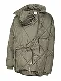 MAMALICIOUS Mama Licious Female Jacke Hoch geschlossen Gerippte Ärmelbündchen Mantel