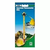 JBL Aquarien-Thermometer Premium 6140700, Schlankes Glas-Präzisionsthermometer, Inkl. Saughalter