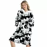 Winthome Decken Hoodie Weich Kuschelig, Kuschelpullover Damen mit Tasche und Kapuze, Hoodie Decke für Erwachsene Damen Herren Geschenk, Hoodie Blanket, Heizkosten Sparen
