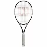 Wilson Tennisschläger, Federer Team 105, Unisex, Anfänger und Freizeitspieler, Griffstärke L2, Weiß/Schwarz, WRT30730U2