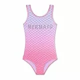 Gifts Treat Mädchen Badeanzug Einteiliger Sommer Kinder Badeanzug Hawaiian Schwimmanzug Bademode mit, Rosa 5T, 5 Jahre