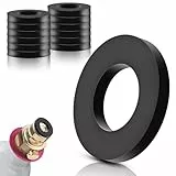SWTYExt 12 Stück Dichtungsringe Ersatzteile Kompatibel für Sodastream Cystal Sodaclub Wassermaxx MySodaPop Wassersprudler Versiegelung Schwarz Ersatzdichtung Zubehör für CO2 Quick-Adapter