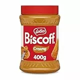 Lotus Biscoff | Süßer Brotaufstrich | Cremig | Karamellisierter Keksgeschmack | Vegan | Nussfrei | Kein Zusatz von Aromen oder Farbstoffen | PET Glas | 400g