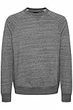 Blend BHAlton Herren Sweatshirt Pullover Pulli mit Rundhalsausschnitt, Größe:L, Farbe:Pewter Mix (70817)