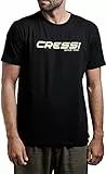 Cressi T-Shirt, Man, Shwarz Gelb, XXL