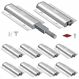 Drucktüröffner Schrank Push to Open Türöffner Jiayi 10 Stück Push Open Magnet Tip On für Türen Möbel Schubladen Drucköffner Schranktür Öffner Druck Magnetschnäpper Drucktüröffner Druckschnapper