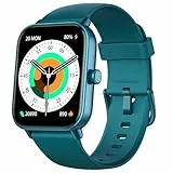 Smartwatch Herren Damen mit Telefonfunktion & Alexa eingebaut,Fitnessuhr mit 100+ Sports,Armbanduhr IP68 Wasserdicht, 24H Herzfrequenz SpO2 Schlafmonitor,1,8' Uhren Damen mit iOS/Android - Dunkelgrün