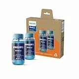 PHILIPS OneUp Bodenreiniger Doppelpack – Optimiert elektrischen Wischmopp, präzise Dosierung, hochkonzentriert für 40 Anwendungen, ersetzt 3 Reinigungsmittel-Flaschen (XV1892/02)